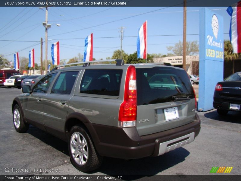 Lunar Gold Metallic / Graphite 2007 Volvo XC70 AWD Cross Country