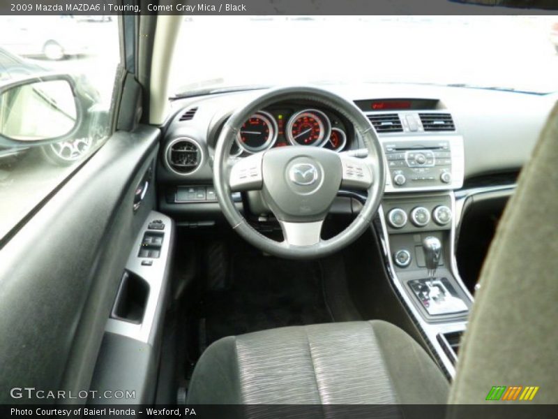 Comet Gray Mica / Black 2009 Mazda MAZDA6 i Touring