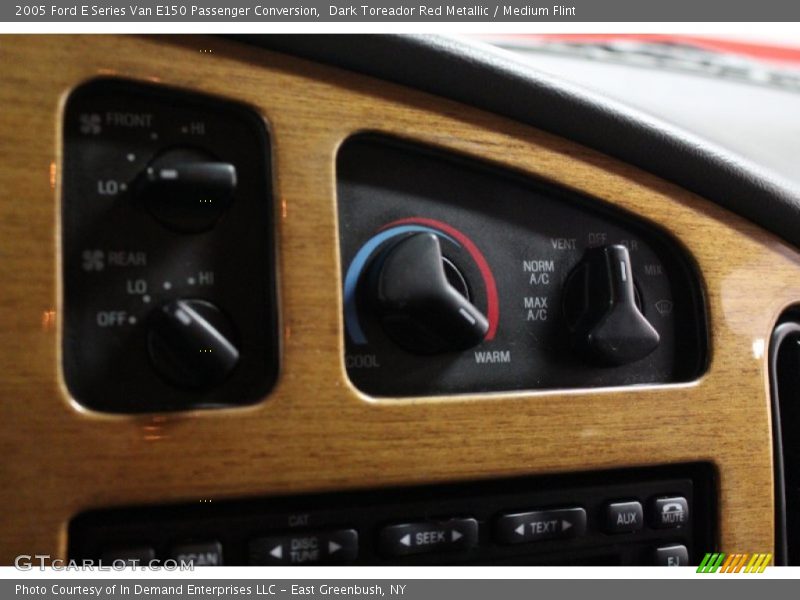 Dark Toreador Red Metallic / Medium Flint 2005 Ford E Series Van E150 Passenger Conversion