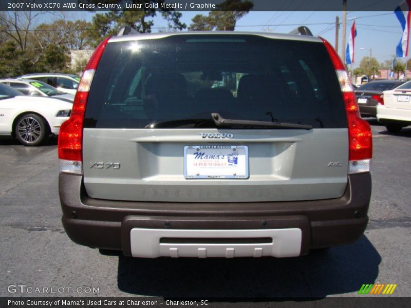 Lunar Gold Metallic / Graphite 2007 Volvo XC70 AWD Cross Country