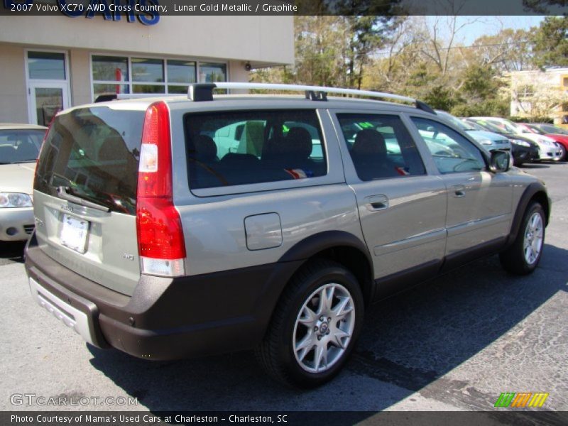 Lunar Gold Metallic / Graphite 2007 Volvo XC70 AWD Cross Country