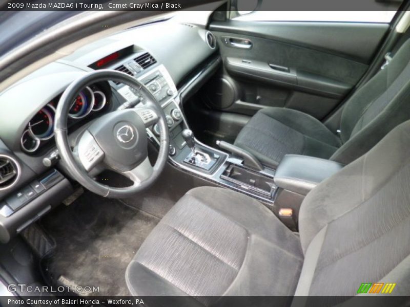 Comet Gray Mica / Black 2009 Mazda MAZDA6 i Touring