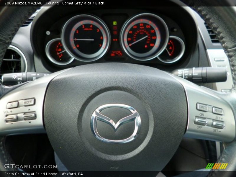 Comet Gray Mica / Black 2009 Mazda MAZDA6 i Touring