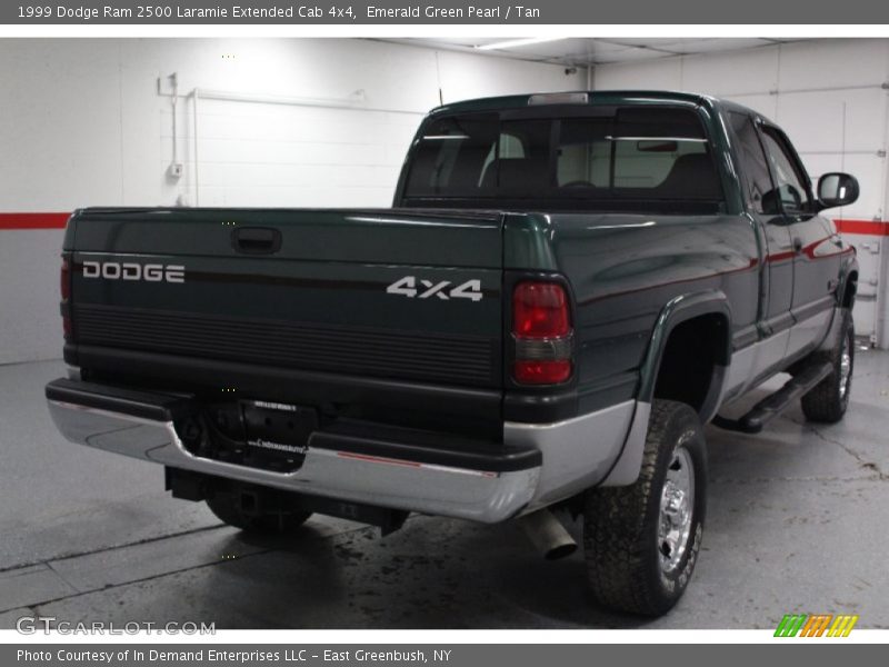 Emerald Green Pearl / Tan 1999 Dodge Ram 2500 Laramie Extended Cab 4x4