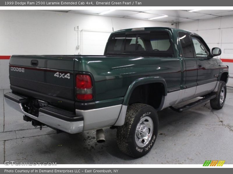 Emerald Green Pearl / Tan 1999 Dodge Ram 2500 Laramie Extended Cab 4x4