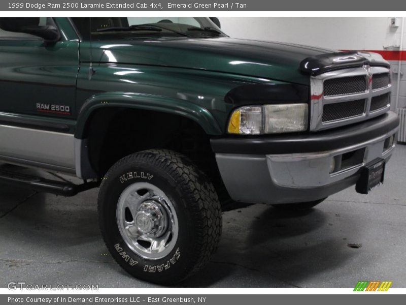 Emerald Green Pearl / Tan 1999 Dodge Ram 2500 Laramie Extended Cab 4x4