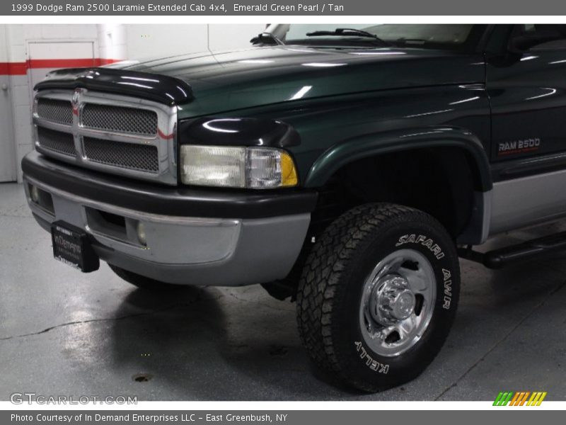 Emerald Green Pearl / Tan 1999 Dodge Ram 2500 Laramie Extended Cab 4x4
