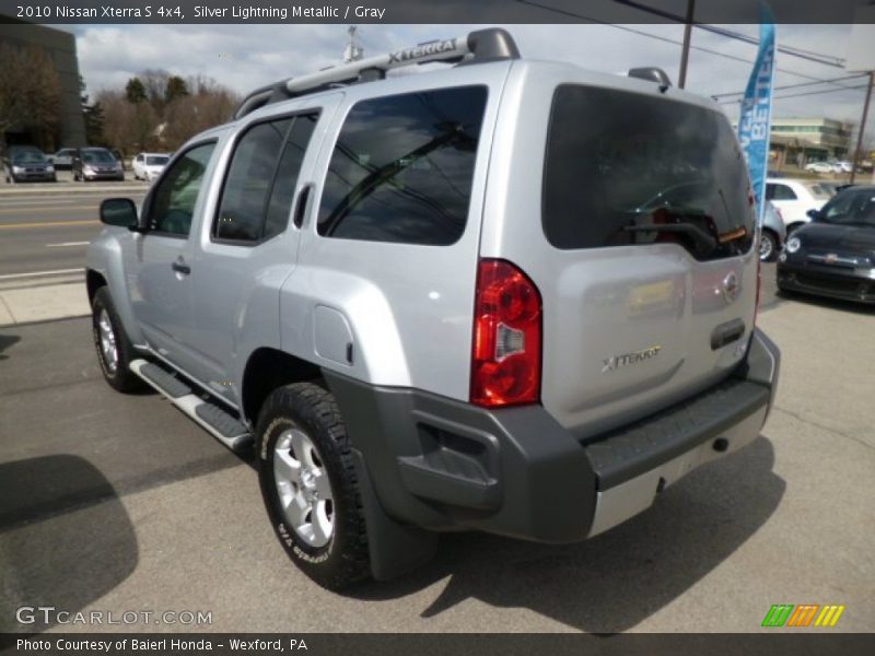 Silver Lightning Metallic / Gray 2010 Nissan Xterra S 4x4