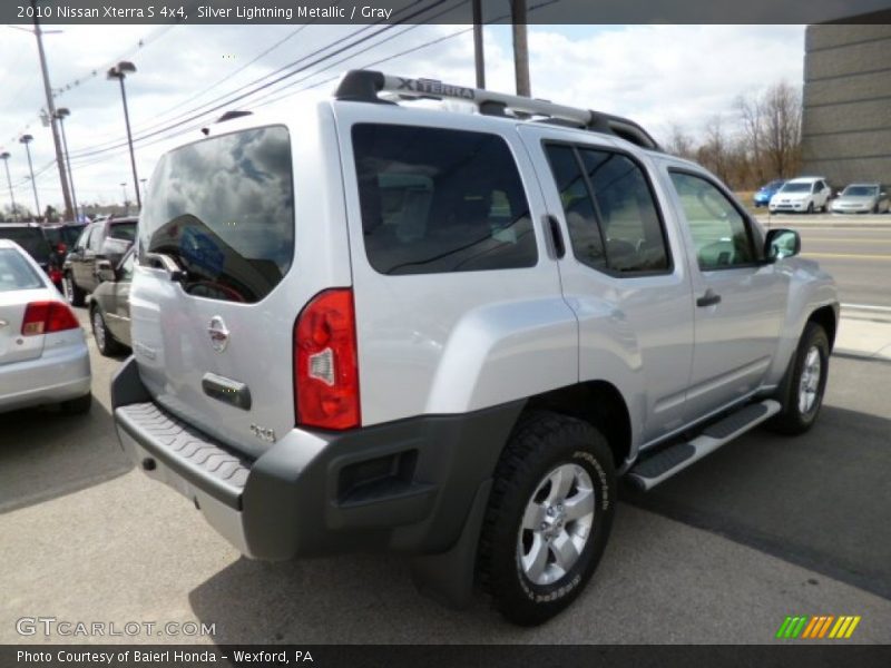 Silver Lightning Metallic / Gray 2010 Nissan Xterra S 4x4