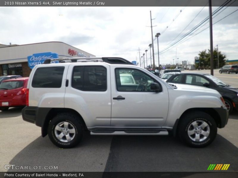 Silver Lightning Metallic / Gray 2010 Nissan Xterra S 4x4