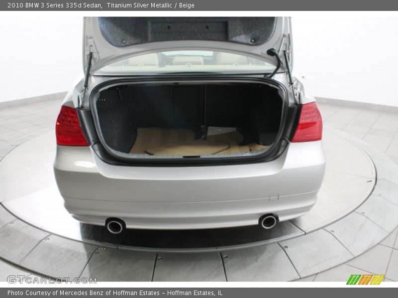 Titanium Silver Metallic / Beige 2010 BMW 3 Series 335d Sedan