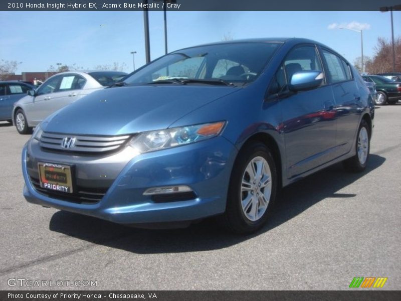 Atomic Blue Metallic / Gray 2010 Honda Insight Hybrid EX