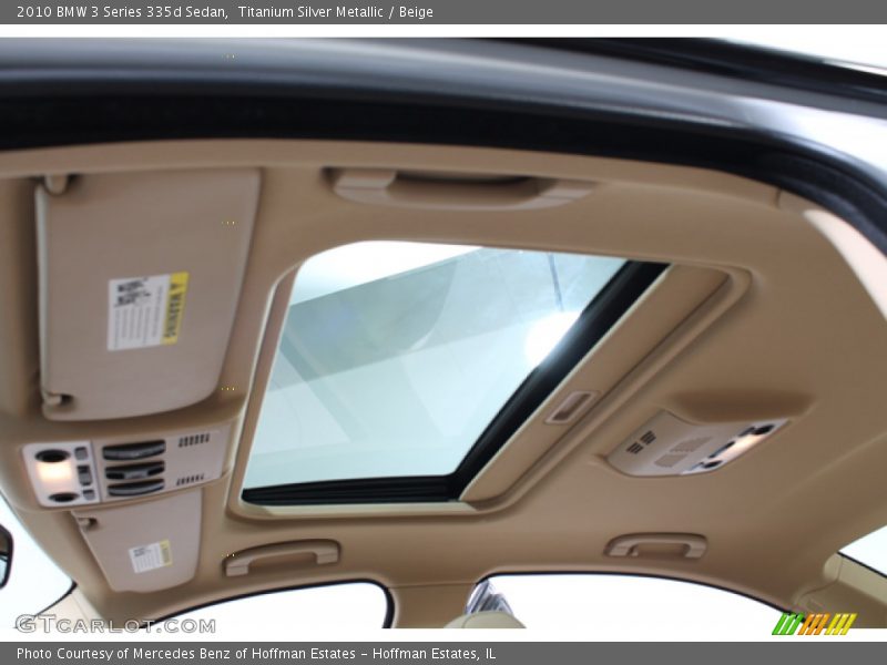 Titanium Silver Metallic / Beige 2010 BMW 3 Series 335d Sedan