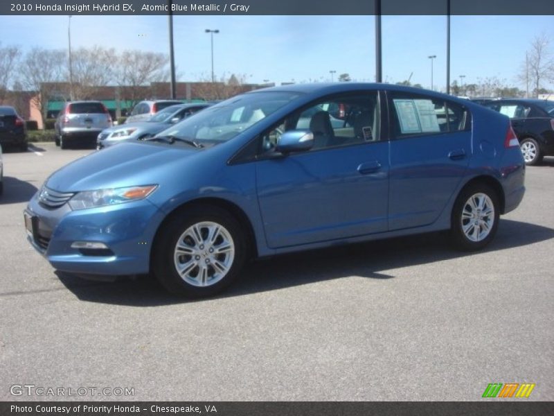 Atomic Blue Metallic / Gray 2010 Honda Insight Hybrid EX