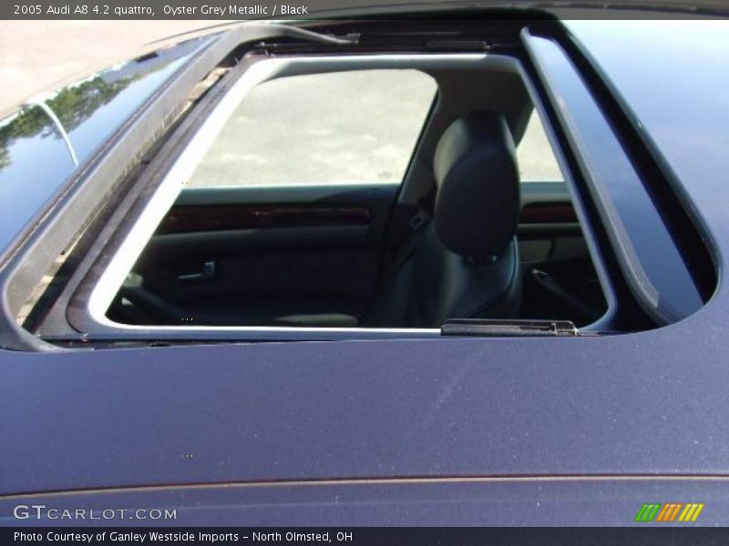 Oyster Grey Metallic / Black 2005 Audi A8 4.2 quattro