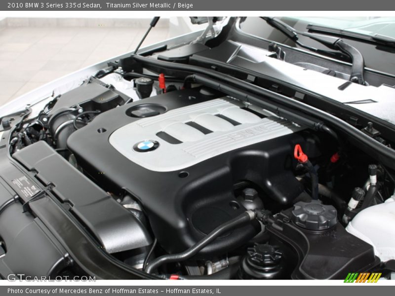 Titanium Silver Metallic / Beige 2010 BMW 3 Series 335d Sedan