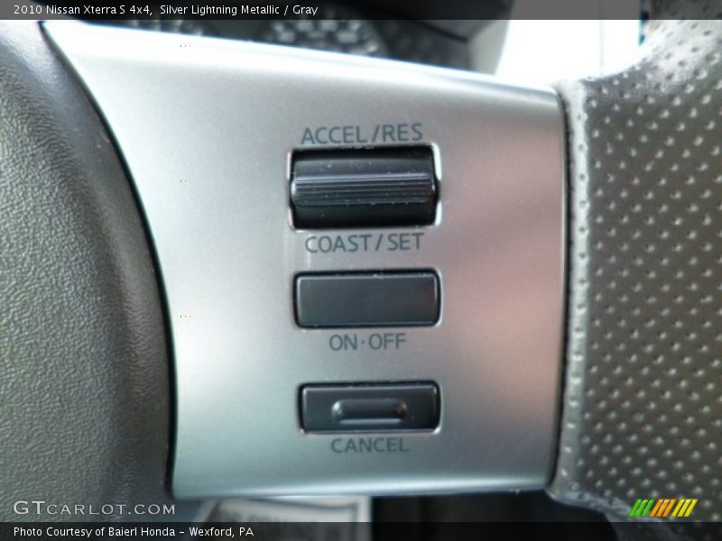 Silver Lightning Metallic / Gray 2010 Nissan Xterra S 4x4