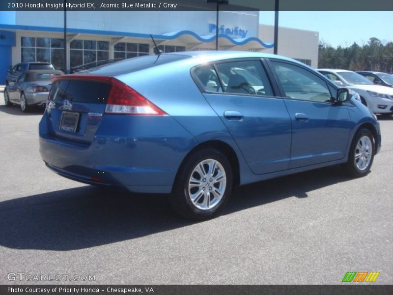 Atomic Blue Metallic / Gray 2010 Honda Insight Hybrid EX