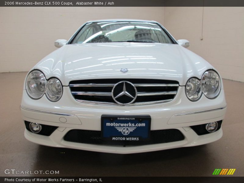 Alabaster White / Ash 2006 Mercedes-Benz CLK 500 Coupe