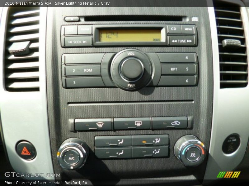 Silver Lightning Metallic / Gray 2010 Nissan Xterra S 4x4
