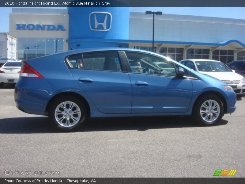 Atomic Blue Metallic / Gray 2010 Honda Insight Hybrid EX