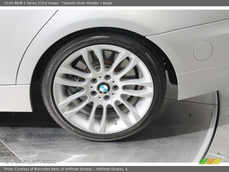 Titanium Silver Metallic / Beige 2010 BMW 3 Series 335d Sedan