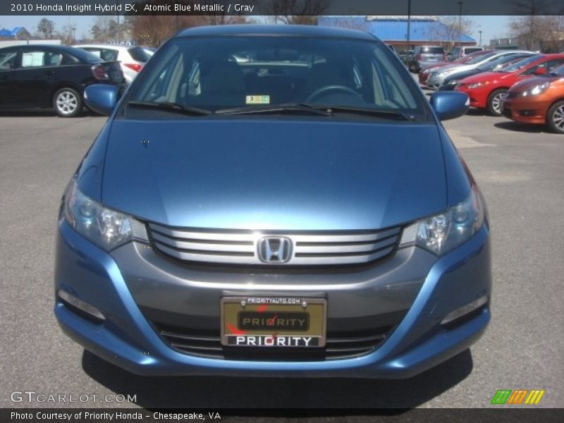 Atomic Blue Metallic / Gray 2010 Honda Insight Hybrid EX