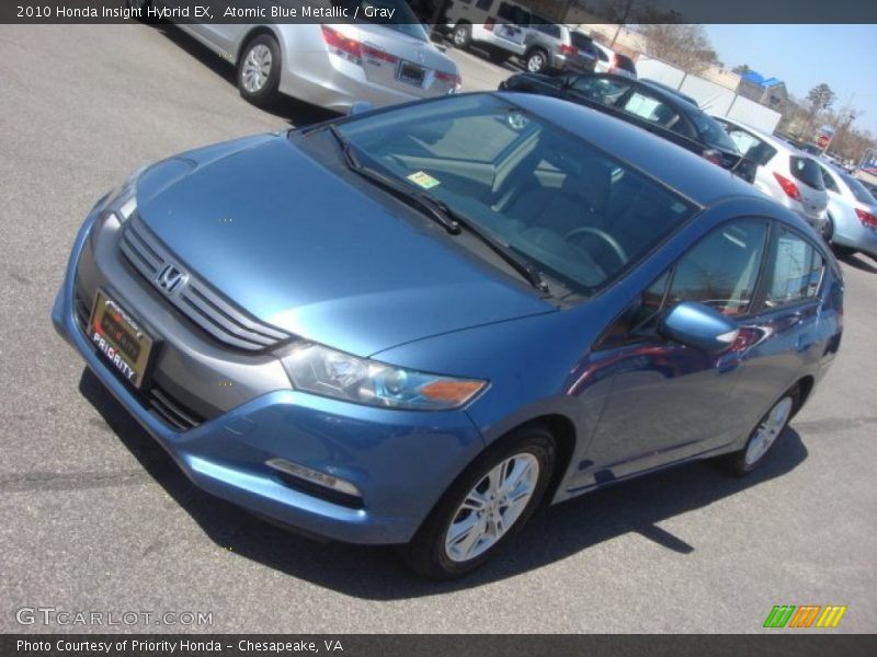 Atomic Blue Metallic / Gray 2010 Honda Insight Hybrid EX