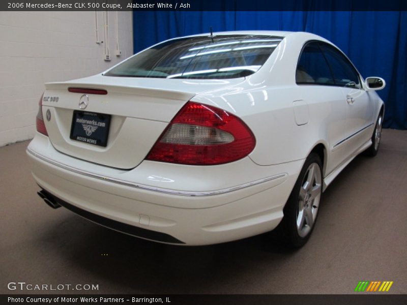 Alabaster White / Ash 2006 Mercedes-Benz CLK 500 Coupe