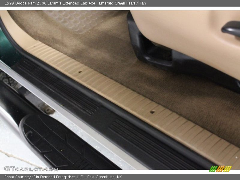 Emerald Green Pearl / Tan 1999 Dodge Ram 2500 Laramie Extended Cab 4x4