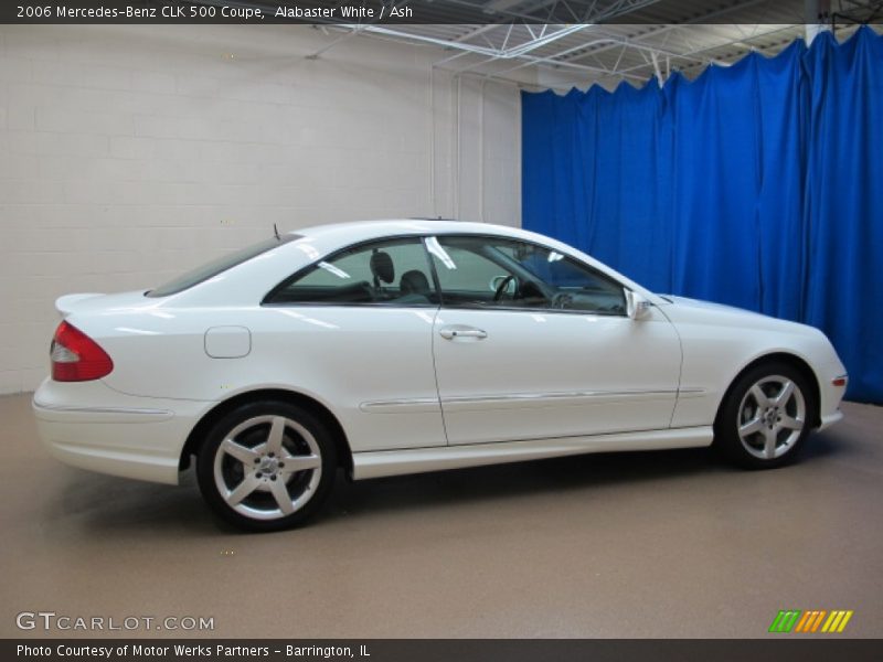 Alabaster White / Ash 2006 Mercedes-Benz CLK 500 Coupe