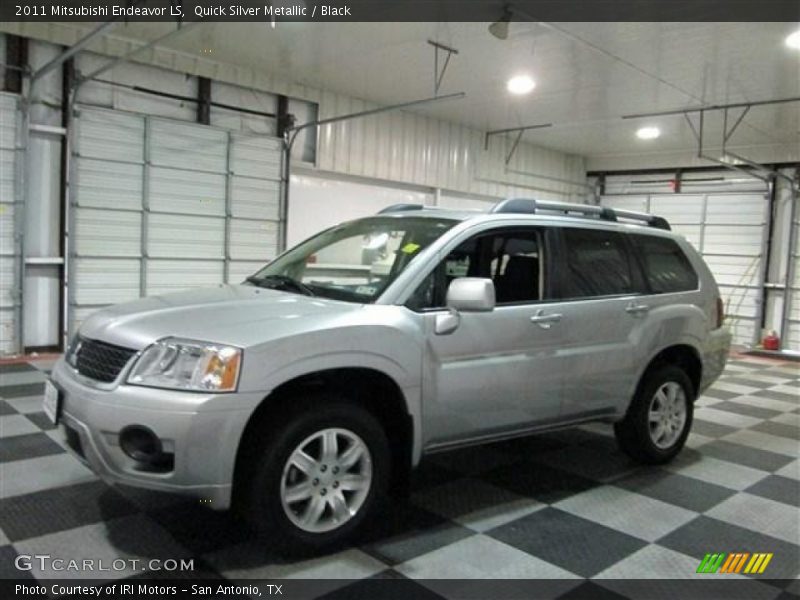 Quick Silver Metallic / Black 2011 Mitsubishi Endeavor LS