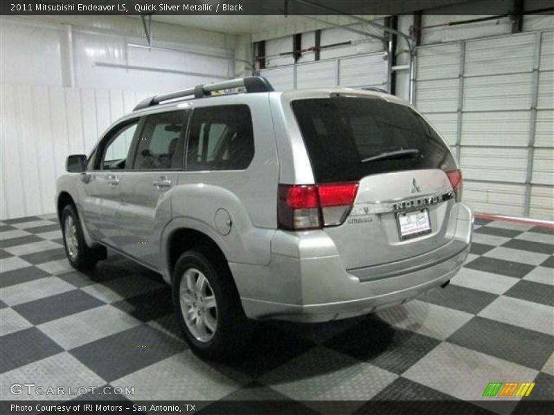 Quick Silver Metallic / Black 2011 Mitsubishi Endeavor LS