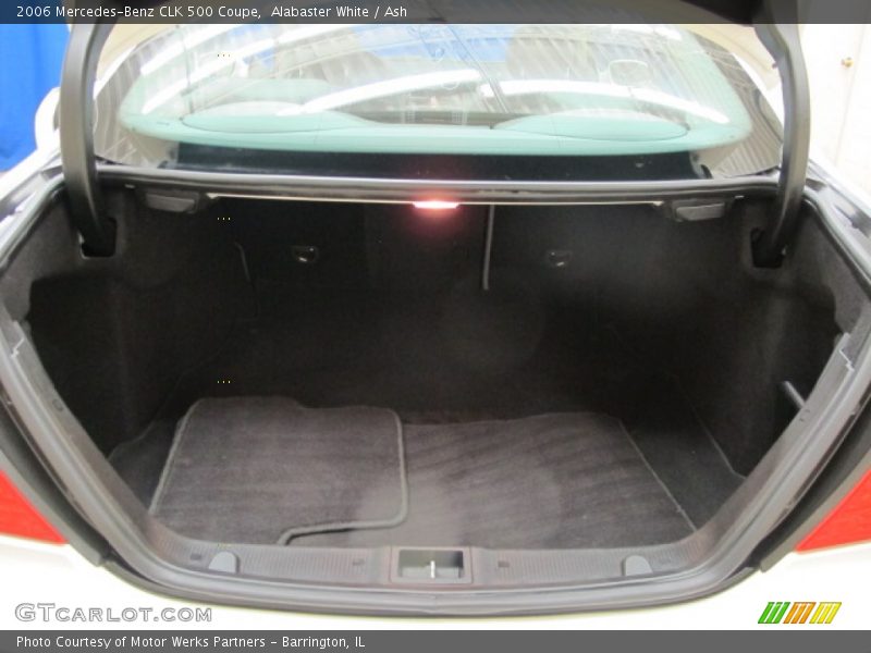 Alabaster White / Ash 2006 Mercedes-Benz CLK 500 Coupe
