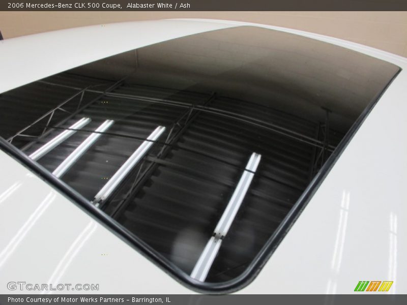 Alabaster White / Ash 2006 Mercedes-Benz CLK 500 Coupe