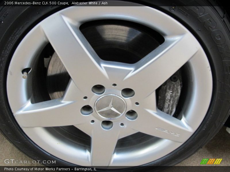 Alabaster White / Ash 2006 Mercedes-Benz CLK 500 Coupe