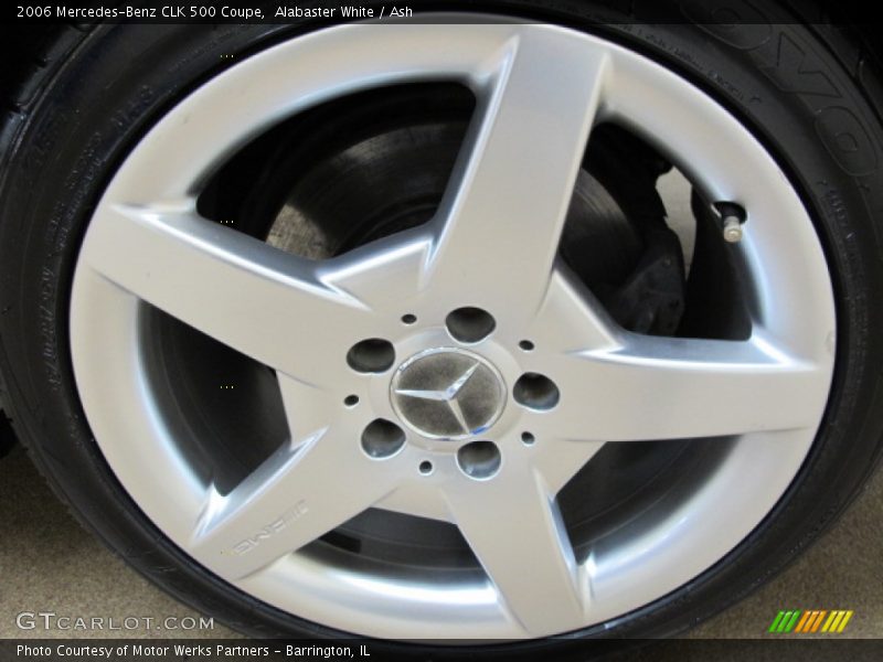 Alabaster White / Ash 2006 Mercedes-Benz CLK 500 Coupe
