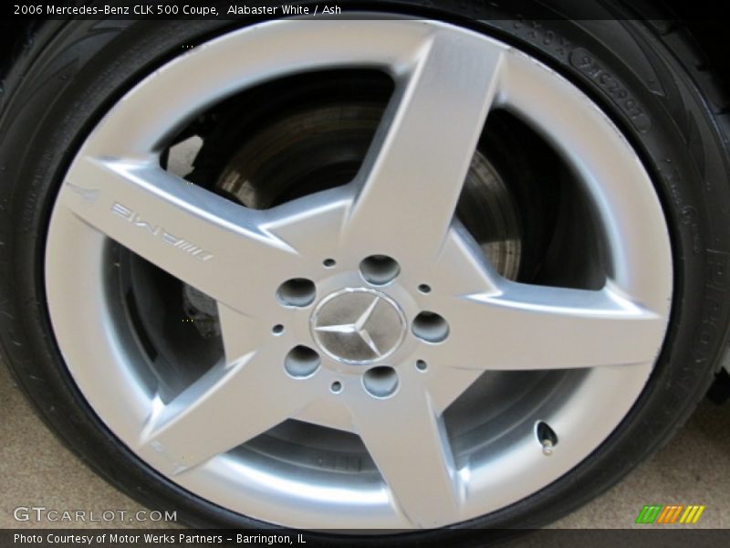 Alabaster White / Ash 2006 Mercedes-Benz CLK 500 Coupe