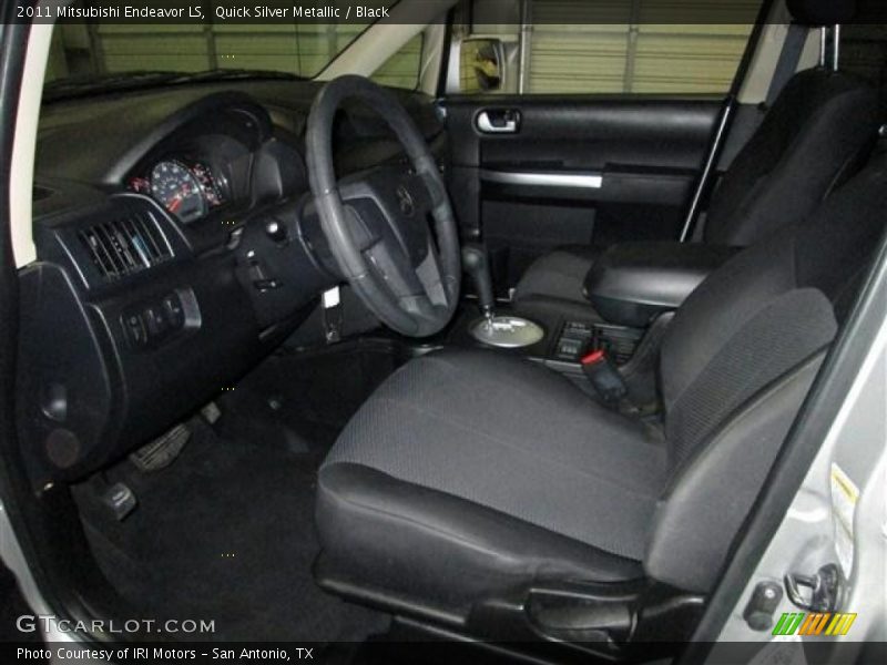 Quick Silver Metallic / Black 2011 Mitsubishi Endeavor LS