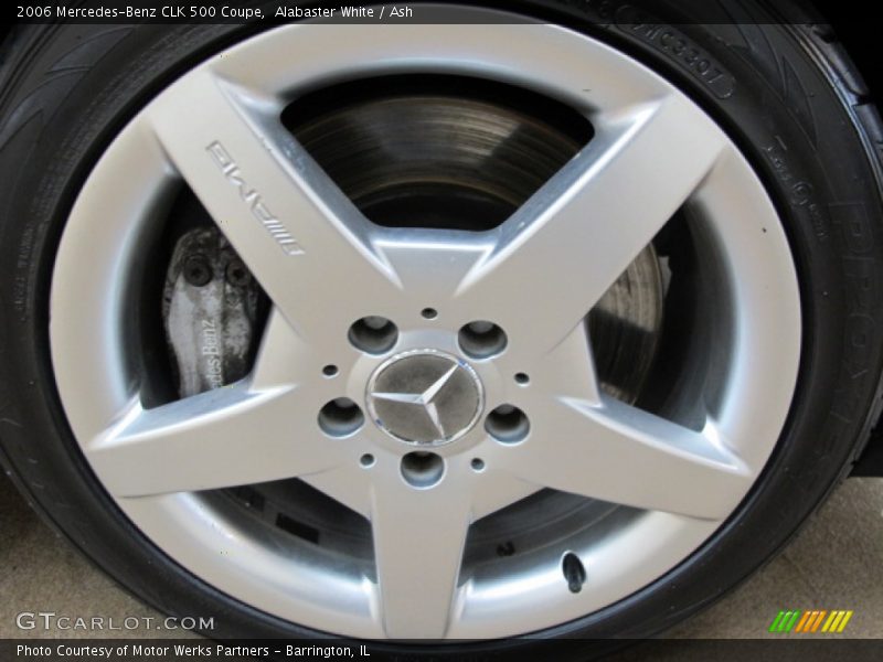 Alabaster White / Ash 2006 Mercedes-Benz CLK 500 Coupe