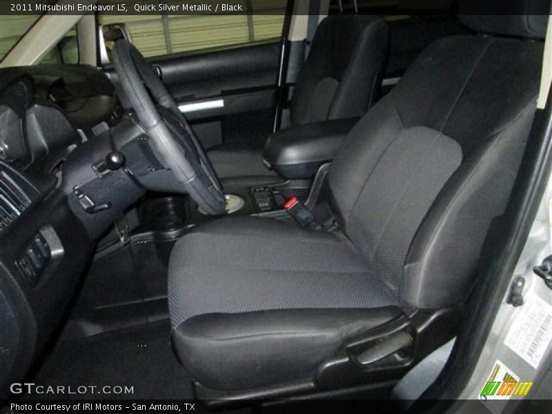 Quick Silver Metallic / Black 2011 Mitsubishi Endeavor LS