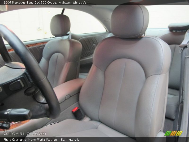 Alabaster White / Ash 2006 Mercedes-Benz CLK 500 Coupe