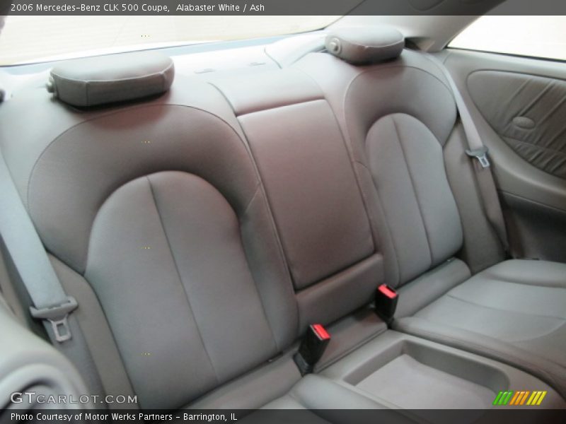 Alabaster White / Ash 2006 Mercedes-Benz CLK 500 Coupe