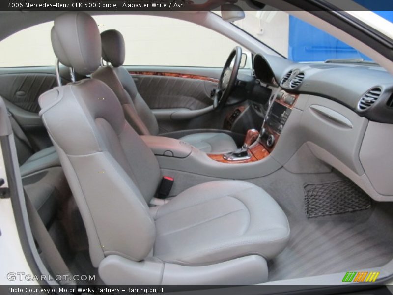 Alabaster White / Ash 2006 Mercedes-Benz CLK 500 Coupe