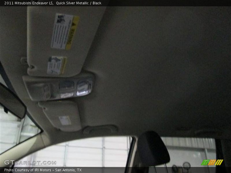 Quick Silver Metallic / Black 2011 Mitsubishi Endeavor LS