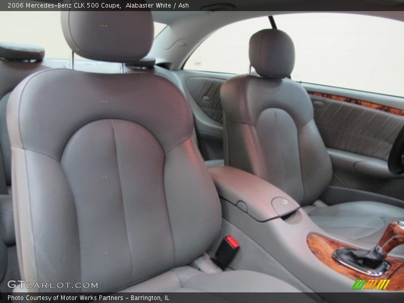 Alabaster White / Ash 2006 Mercedes-Benz CLK 500 Coupe