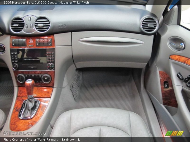 Alabaster White / Ash 2006 Mercedes-Benz CLK 500 Coupe
