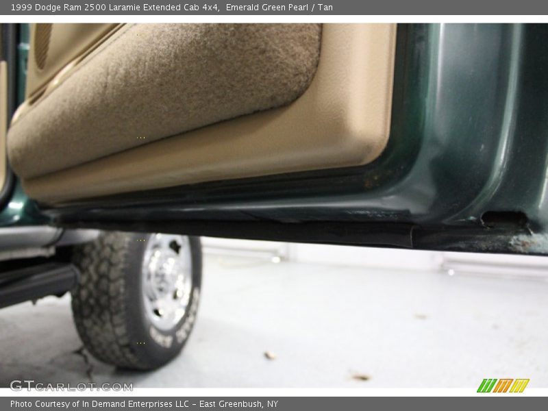 Emerald Green Pearl / Tan 1999 Dodge Ram 2500 Laramie Extended Cab 4x4