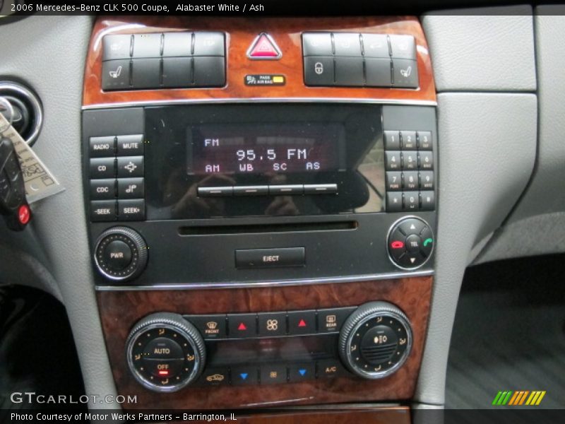 Alabaster White / Ash 2006 Mercedes-Benz CLK 500 Coupe