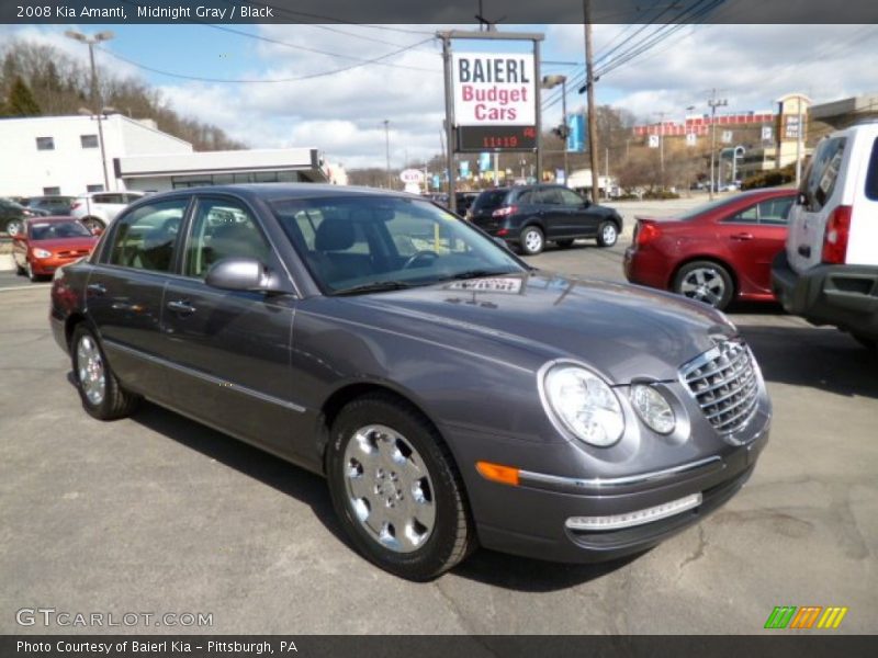 Midnight Gray / Black 2008 Kia Amanti